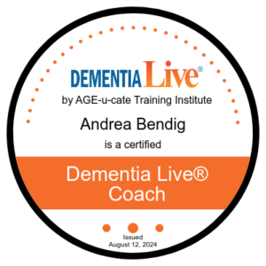 Dementia Training for Healthcare Professionals 4 Dementia Live Coach Badge