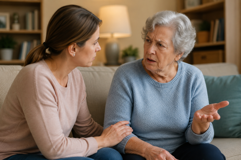 Repetitive questions in dementia